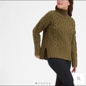 The Oversized Cable Turtleneck - Surplus S